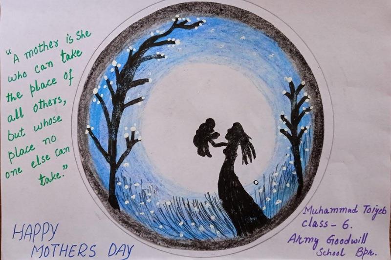 Online Drawing Competition regarding Mothers Day 9th May 2021